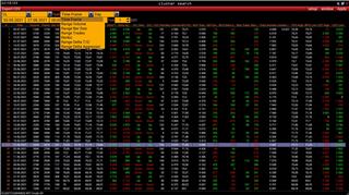 VolFix Trading-Plattform: Tick Search